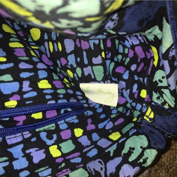 Vera Bradley Indigo Pop Retired Pattern Quilted Purse - Picture 3 of 10